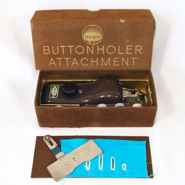 Sew Gem Buttonholer and Zigzag Sewing Machine Attachments #2