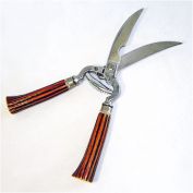 Bakelite Poultry Shears Faux Antler Stag Horn