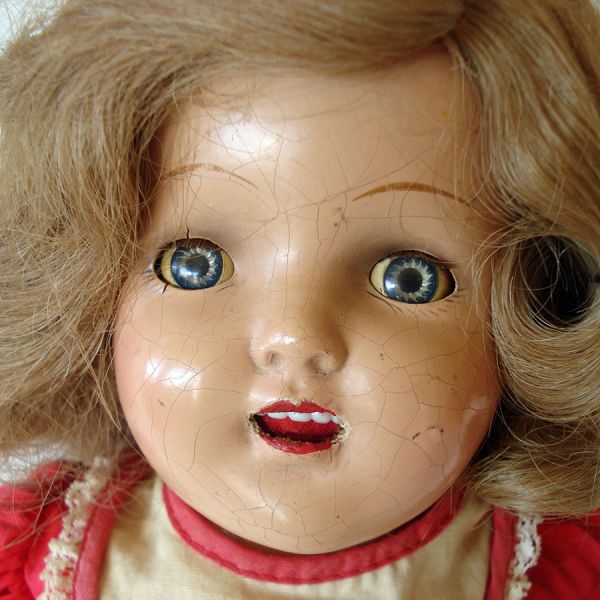 1940s Composition 18 Inch Walker Doll Clearance #3