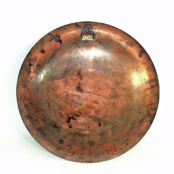 Copper Egyptian Spinx and Pyramids Wall Charger Plate Clearance #2
