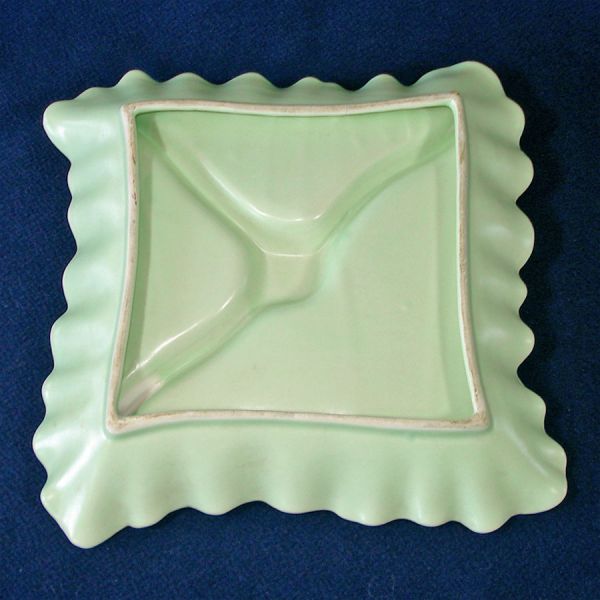 Hand Painted Forget Me Nots Divided Pottery Tray Dish Clearance #3
