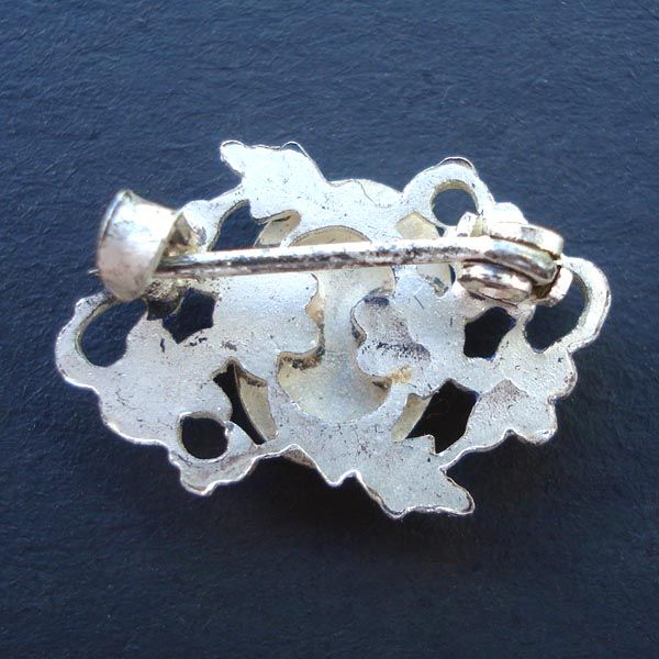 Saint Anne Virgin Mary Tiny Vintage Pin or Brooch #3