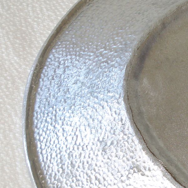 Pair Cast Aluminum 12 Inch Steak Fajita Platters #4