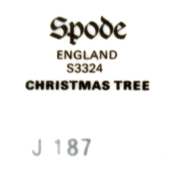 Spode Christmas Tree Dinner Plates #5