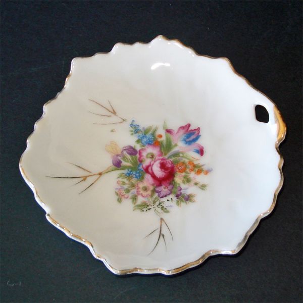 Child's 1950s Ceramic Toy Tea Dinnerware Set Pink Roses #6