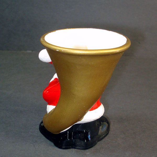 Fitz And Floyd 1976 Santa Claus Christmas Planter Vase Clearance #2