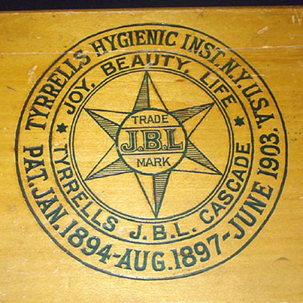 1903 Tyrrells Hygienic Wood Box Quack Medicine Enema Colon Cascade Clearance #2