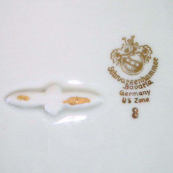 Bavaria US Zone Reticulated Porcelain Bread Tray Bowl Clearance #4